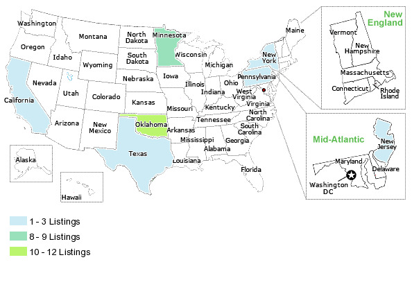 Bauernschmitt US Map