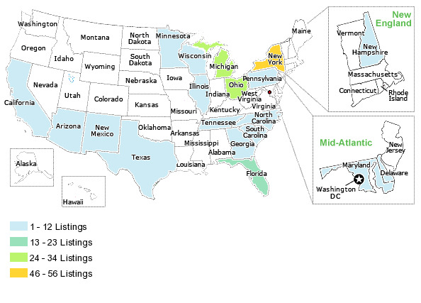 Bauerschmidt US Map